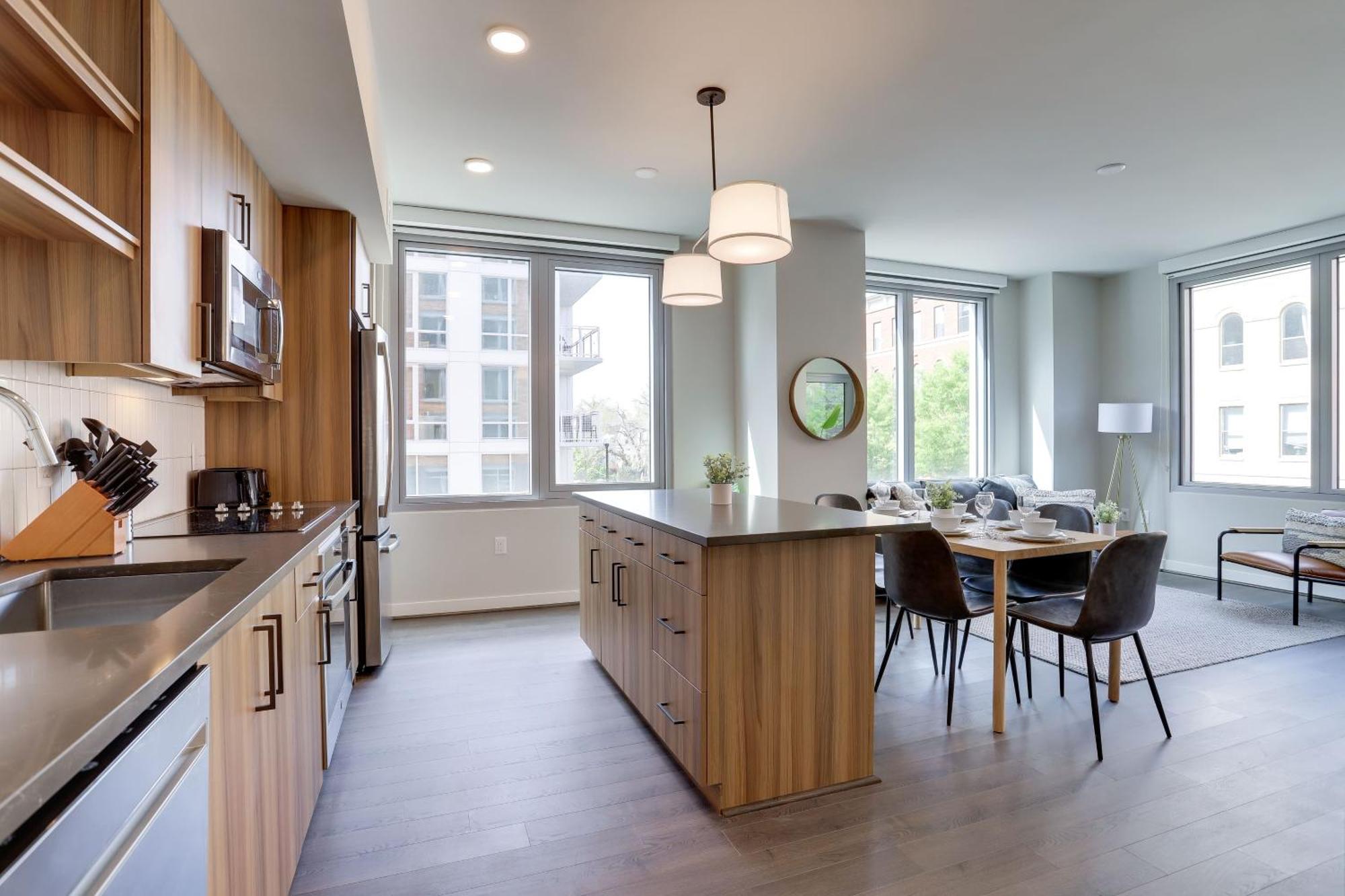Stylish Condo At Clarendon With Rooftop Views Arlington Luaran gambar