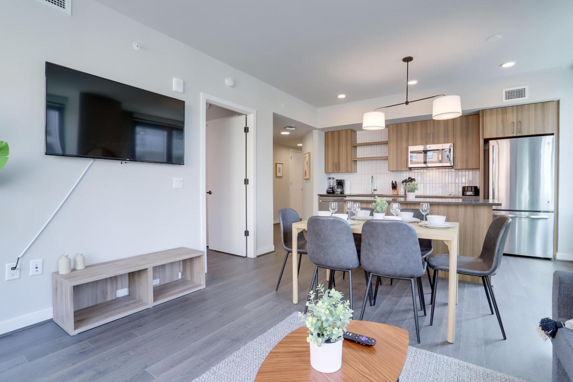 Stylish Condo At Clarendon With Rooftop Views Arlington Luaran gambar